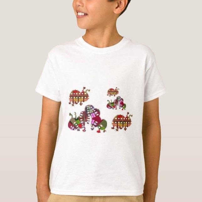 Camiseta Caterpillar y Ladybug Lady Bug Graphic (Anverso)
