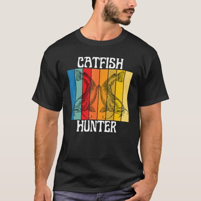 Camiseta Catfish Catfish Hunter Fishing Man Woman Children (Anverso)
