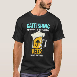 Camiseta Catfish Catfisher La Pesca De Captura Resuelve La 