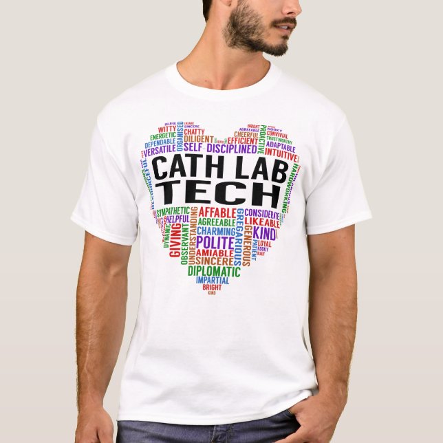 Camiseta Cath Lab Tech Heart (Anverso)