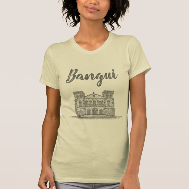Camiseta Cathédrale Notre-Dame, Bangui, C.A.R. (Anverso)