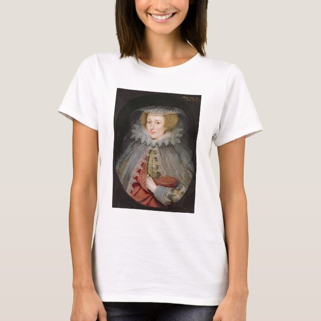 Camiseta Catherine Killigrew, Lady Jermyn, 1614 (aceite en  (Anverso)