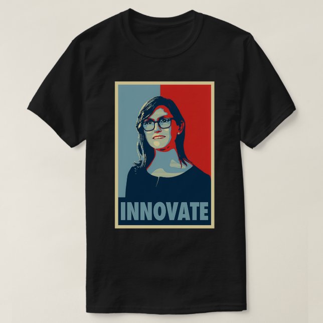 Camiseta Cathie Wood Hope Innovate (Diseño del anverso)