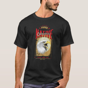 Camiseta Cathlapotle Espíritu de Águila Indígena Americano 