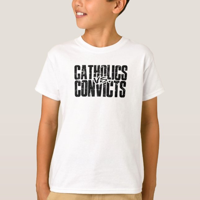 Camiseta Catholics vs Convicts - samaritan (Anverso)