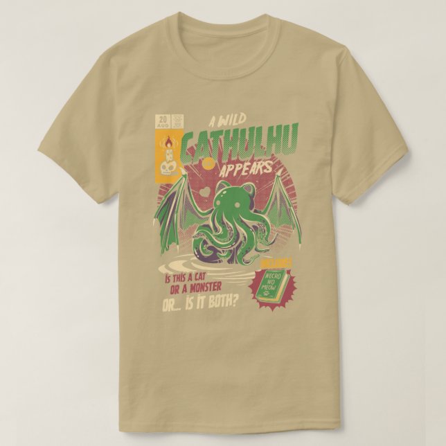 Camiseta Cathulhu (Diseño del anverso)