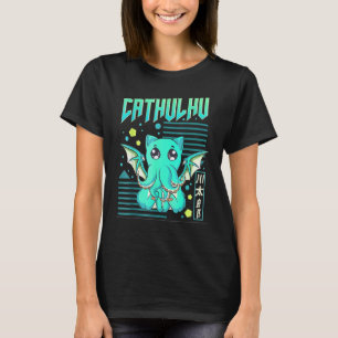 Camiseta Cathulhu Gato Divertido Cthulhu Juego de Palabras