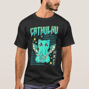Camiseta Cathulhu Gato Divertido Cthulhu Juego de Palabras