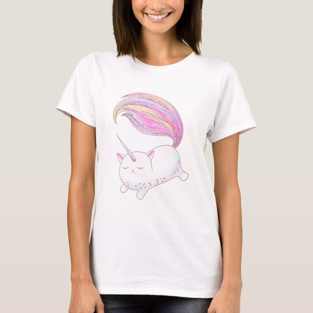 Camiseta Caticorn Adorable (Anverso)