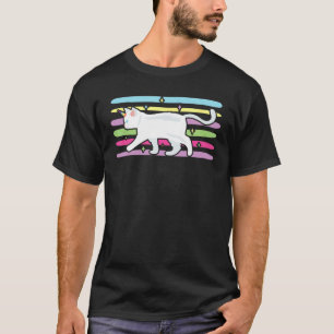 Camiseta Caticorn Arcoíris Unicornio Gato Mágico Kitty Leye
