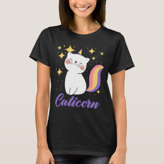 Camiseta Caticorn Cute Cat Con Regalos De Unicorn Horn