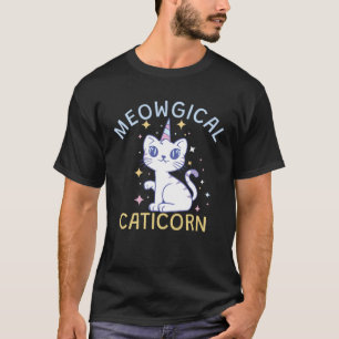 Camiseta Caticorn Mágico Adorable
