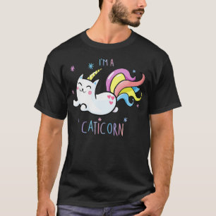 Camiseta Caticorn Meowgic Rainbow Cat Kittycorn Tee
