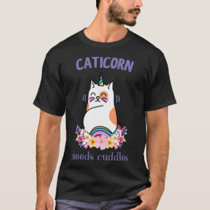 Camiseta Caticorn necesita cordones para divertirse con un 