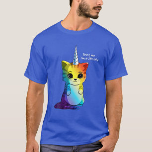 Camiseta Caticorn T Unicorn Gato Kittycorn Chicas mujeres l
