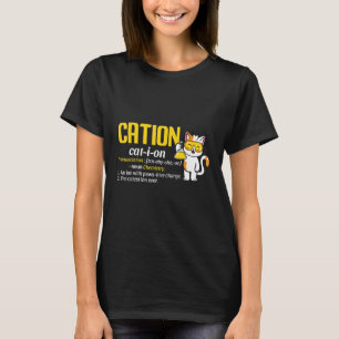 Camiseta Cation Cat I Ion Pronunciation Science Boys Chica