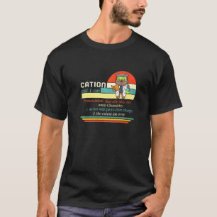 Camiseta Cation Friki de la Ciencia Química Pawsitive Cute