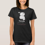 Camiseta Cation Funny Cat Ion Science Pun<br><div class="desc">Cation Funny Cat Ion Science Pun</div>