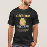 Camiseta Cation Funny Science Cat Ion Kitten Lover Pun<br><div class="desc">Cation Funny Science Cat Ion Kitten Lover Pun</div>