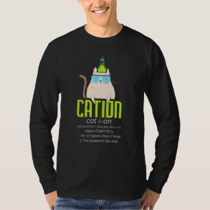 Camiseta Cation I Science Cat I Sensibilidad I Enseñanza de