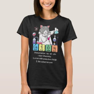 Camiseta Cation Inorgánico Chemistry Science Teacher Pun