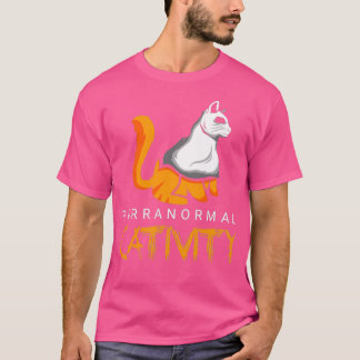 Camiseta Catividad Purranormal Halloween Gato Trick O Trete