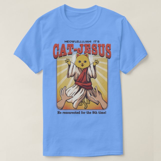Camiseta CatJesus de Tobe Fonseca (Diseño del anverso)