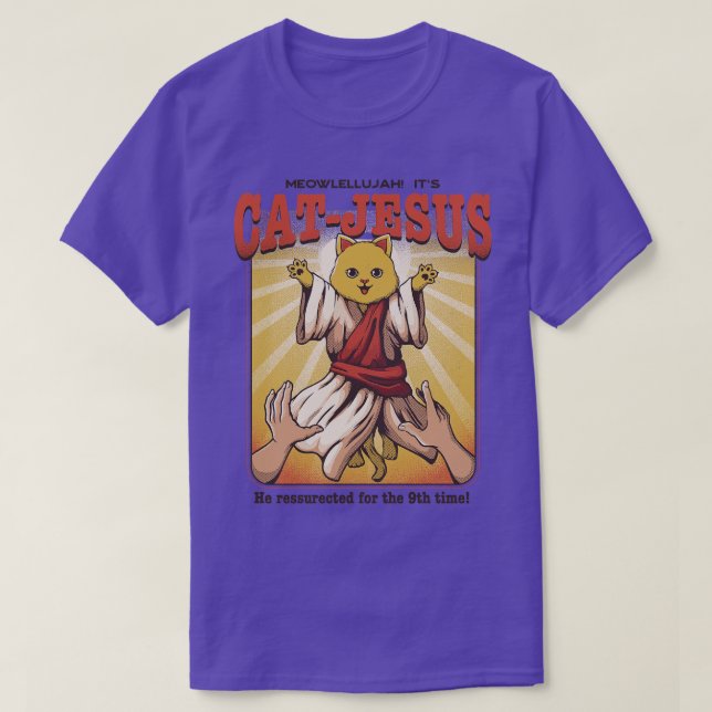 Camiseta CatJesus de Tobe Fonseca (Diseño del anverso)