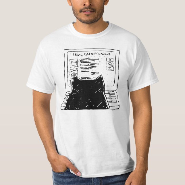 Camiseta Catnip legal en línea (Anverso)