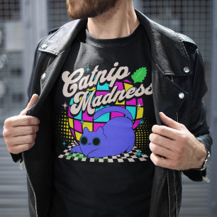 Camiseta Catnip Madness Psychedelic Disco