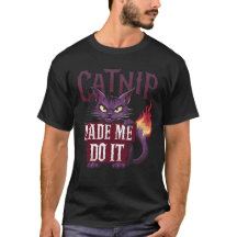 CATNIP ME HIZO HACERLO gato travieso