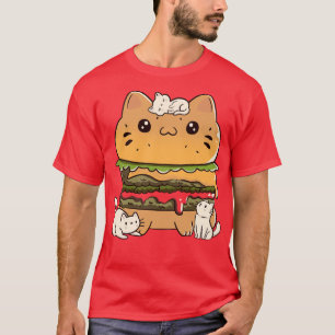 Camiseta Catnivore Diet Funny Cat rojo de Tobe Fonseca