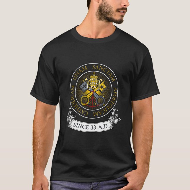 Camiseta Católica Católica Católica (Anverso)