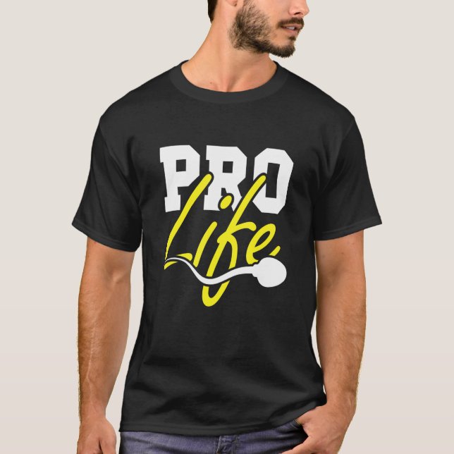 Camiseta Católica contra el aborto de la generación Retro P (Anverso)