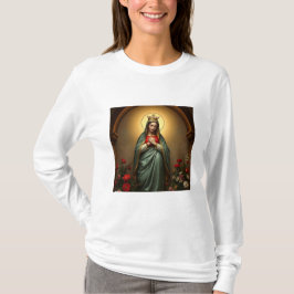 Camiseta católica de manga larga para mujeres Rein