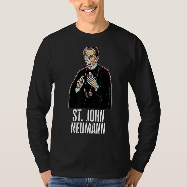 Camiseta Católica de San Juan Neumann (Anverso)