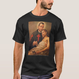 Camiseta Católica patrona de enfermeras de St Camillus De L