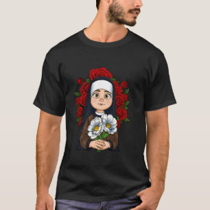 Camiseta Católico cristiano de Santa Teresa de la Flor de L