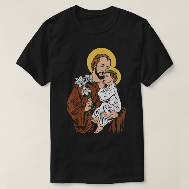 Camiseta Católico de San José y Jesús del Niño 2021 (Diseño del anverso)