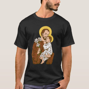 Camiseta Católico de San José y Jesús del Niño 2021