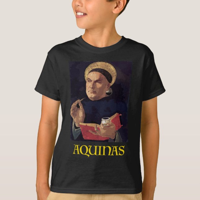 Camiseta Católico de Santo Tomás de Aquino (Anverso)