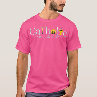 Camiseta Católico Desde El 33 A.D Jesús Cruzado Cristiano
