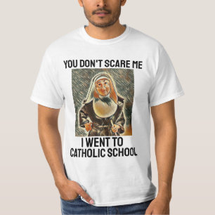 CAMISETA CATÓLICO FUNNY NUN T-SHIRTS TEES