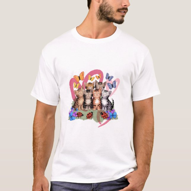 Camiseta Católico Romano - Católico Cat Lover Tee (Anverso)