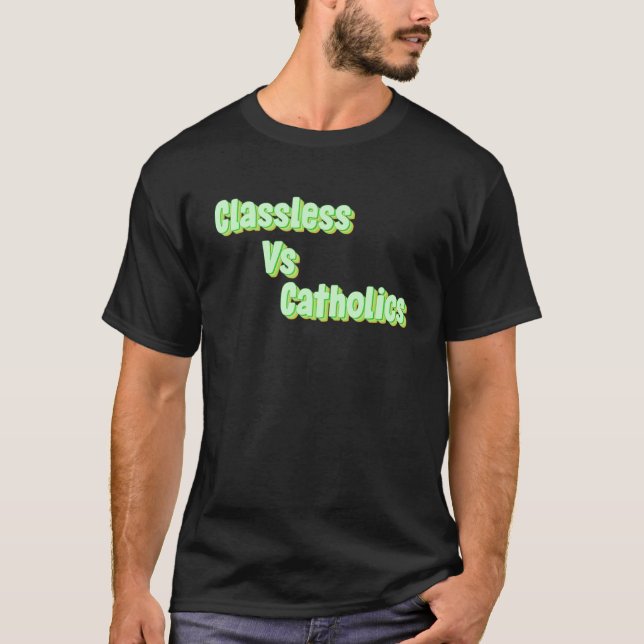 Camiseta Católicos Sin Clases Vs (Anverso)