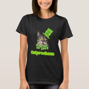 Camiseta Catprechaun St Patricks Day Design