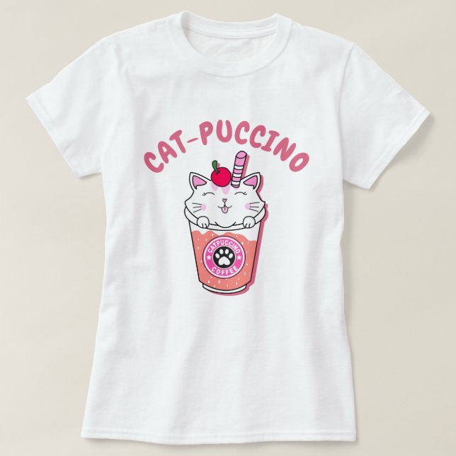 Camiseta Catpuccino (Diseño del anverso)