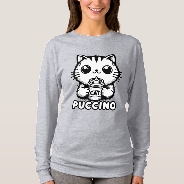 Camiseta Catpuccino 1 (Anverso)