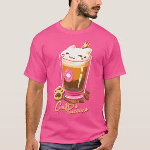 Camiseta Catpuccino - Bebida de café para gato Kawaii