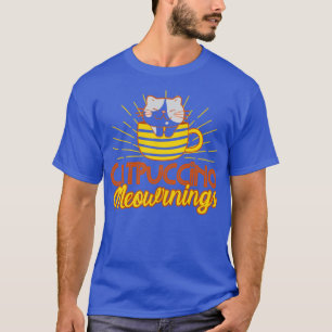 Camiseta Catpuccino Meowrnings Cat Lover Kitten Cita Gato